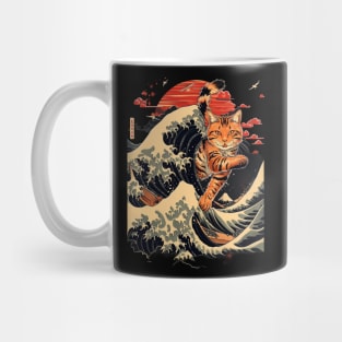 Catzilla Cat Rampage Alert Mug